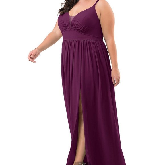 New plus size bridesmaid or wedding guest dress from Azazie. Size 24. - Picture 8 of 8